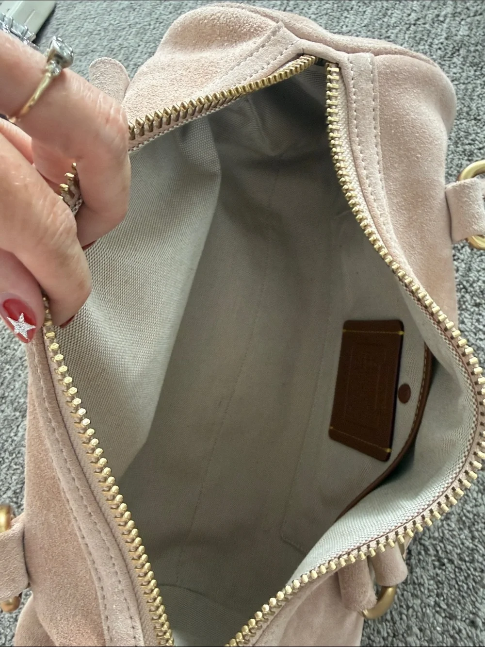 Pink Kisslock Barrel Bag